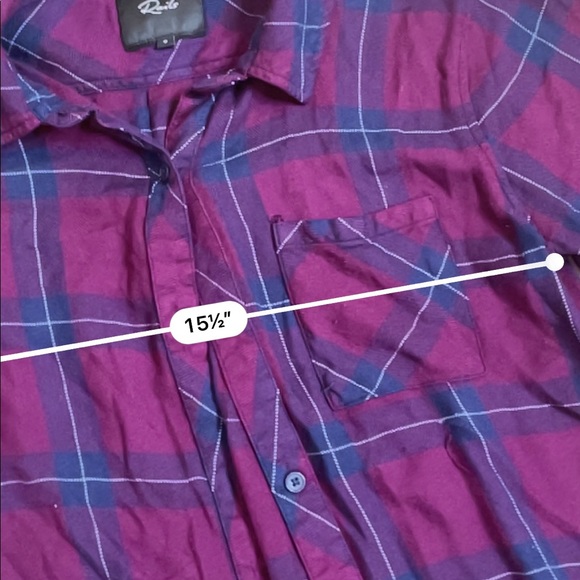 Rails hunter plaid flannel merlot and navy - Picture 6 of 6